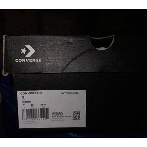 Converse Embroidered Sneakers Limited Ed Boho Hightop Platform Shoes New w Box - Picture 7 of 7